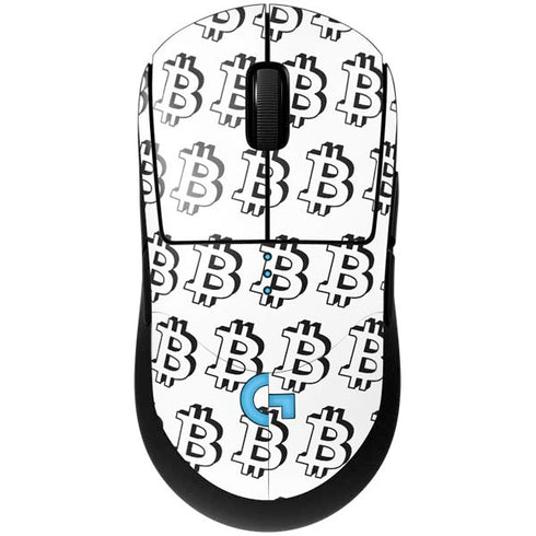 Bitcoin Pattern G Pro Wireless Gaming Mouse Skin